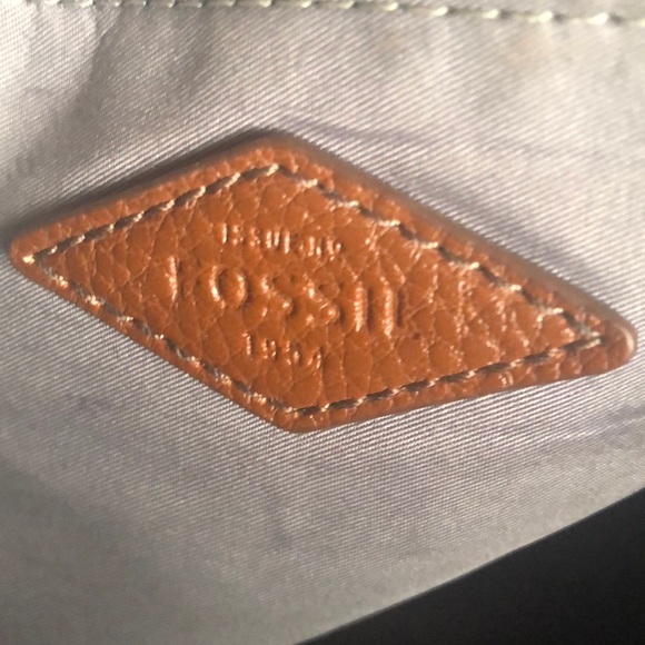 FOSSIL Pebble Leather blue Tote bag 💼 - Picture 5 of 16